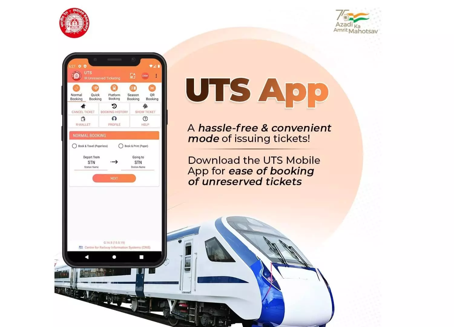 Indian Railways UTS App