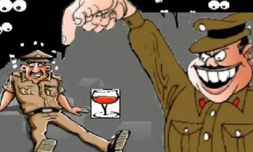 drunk policeman
