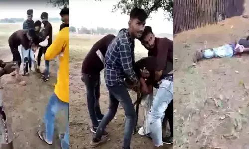 रीवा में हांथ-पैर बांध कर युवक की बेरहमी से पिटाई, आरोपियों की तलाश में जुटी पुलिस; मारपीट का वीडियो वायरल