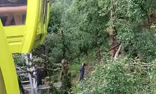 Uttarakhand Ropeway Stopped Uttarakhand Ropeway Stopped