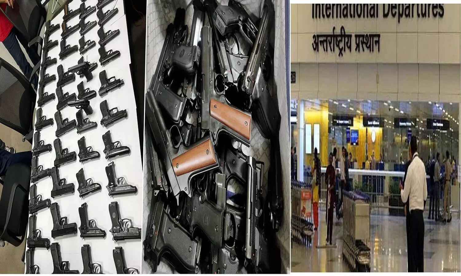 Delhi News: IGI Airport में भारतीय कपल के बैग में मिली 45 पिस्टल!