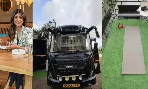 Video: बॉलीबुड एक्ट्रेस शिल्पा शेट्टी ने तैयार करवाया चलता फिरता घर, चर्चा में है उनकी नई वैनिटी वैन