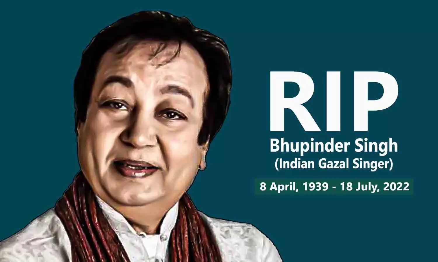 RIP: मशहूर गजल गायक भूपिन्दर सिंह का निधन, 82 साल की उम्र में मुंबई में ली  आखिरी सांस | RIP: Famous Ghazal singer Bhupinder Singh Passed Away at the  age of 82 in Mumbai