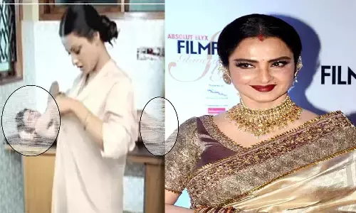 Happy Birthday Rekha: जब बाथरूम में रेखा उतार रही थी कपडे तो छुपकर झांक रहा था ये  एक्टर, पकडे जाने पर करने लगा साथ नहाने की जिद्द, फिर एक्ट्रेस ने उतार दी जवानी