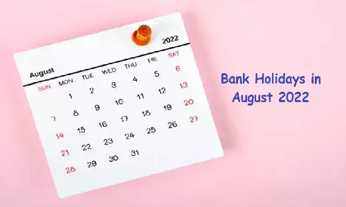 Bank Holydays In August 2022: अगस्त में बैंक की 18 दिन छुट्टियां! देखें पूरी लिस्ट Bank Holydays In August 2022: अगस्त में बैंक की 18 दिन छुट्टियां! देखें पूरी लिस्ट