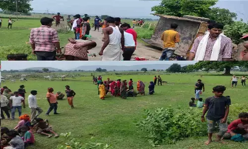 रीवा में ट्राली पलटने से दो दर्जन श्रमिक घायल, रोपाई करने जाते समय हुआ हादसा