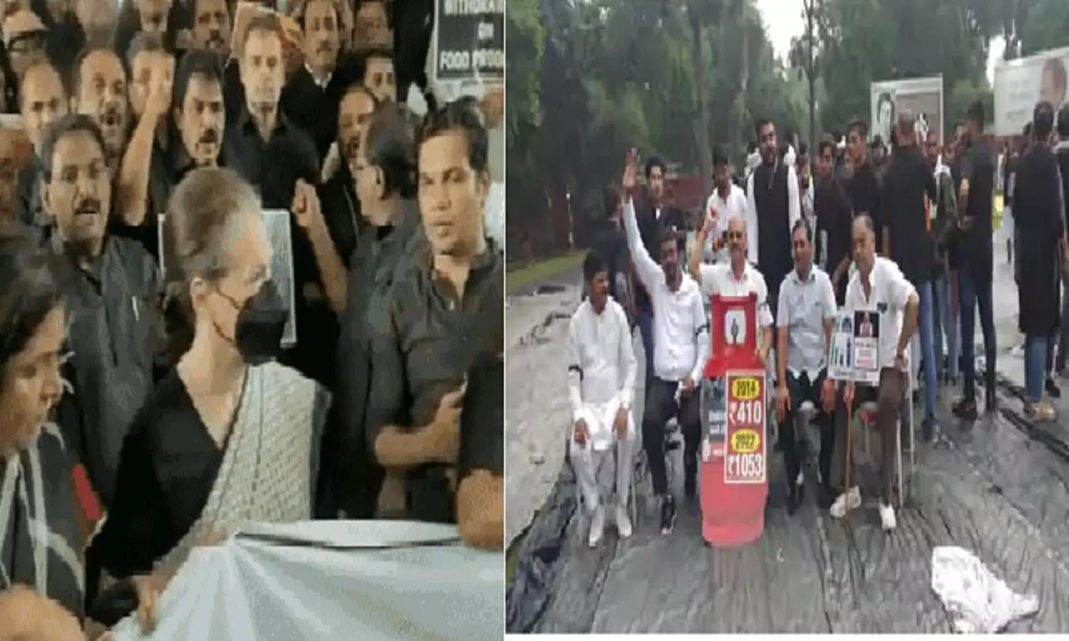 महंगाई पर कांग्रेस का विरोध प्रदर्शन: राहुल गांधी समेत कई कांग्रेस सांसद फिर हुए गिरफ्तार