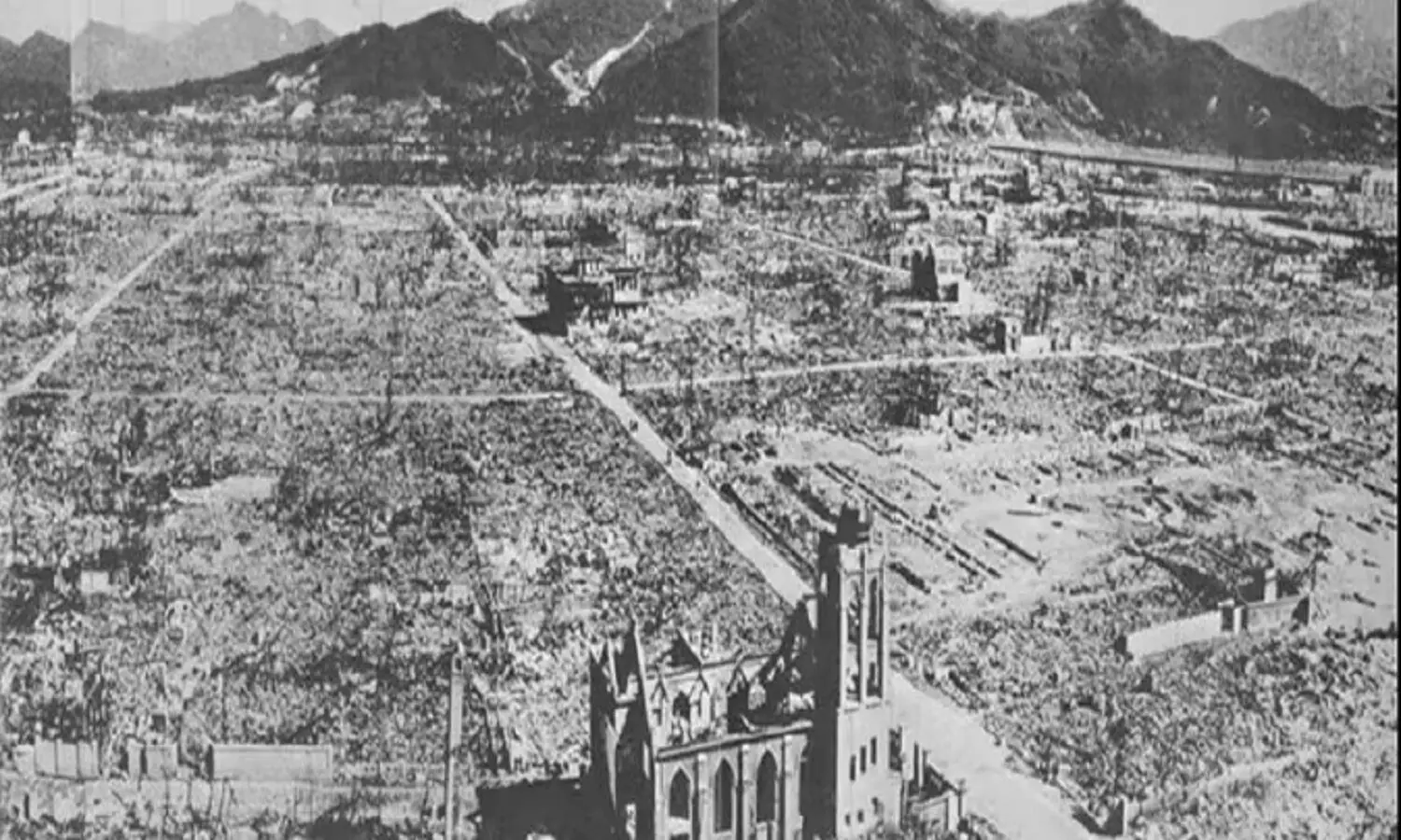 Nagasaki after Atom Bomb Blast