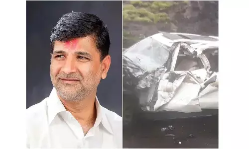 Vinayak Mete Accident