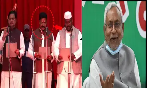 अपहरण के केस में सरेंडर करने के लिए निकले कार्तिक कुमार को सीएम नितीश ने बिहार का कानून मंत्री बना दिया अपहरण के केस में सरेंडर करने के लिए निकले कार्तिक कुमार को सीएम नितीश ने बिहार का कानून मंत्री बना दिया