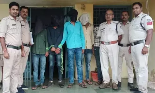 एमपी के सतना में पेट्रोल पंप में डकैती की योजना बना रहे 5 बदमाश गिरफ्तार, कट्टा-बका सहित चोरी का माल जब्त