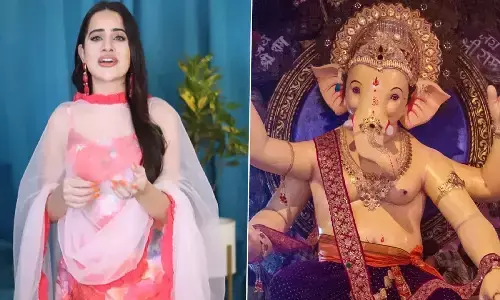 Urfi Javed ने गाया गणपति मंत्र, सोशल मीडिया में लगाई आग, देखें वीडियो