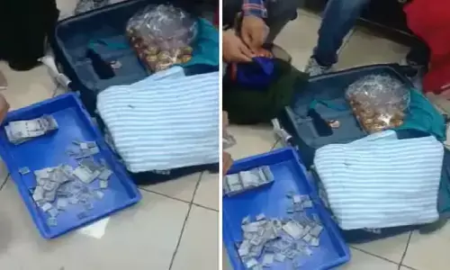 Delhi Airport: लहंगे के बटन से निकला 41 लाख रुपये, सीआईएसएफ की कार्रवाई से सामने आया सच Delhi Airport: लहंगे के बटन से निकला 41 लाख रुपये, सीआईएसएफ की कार्रवाई से सामने आया सच