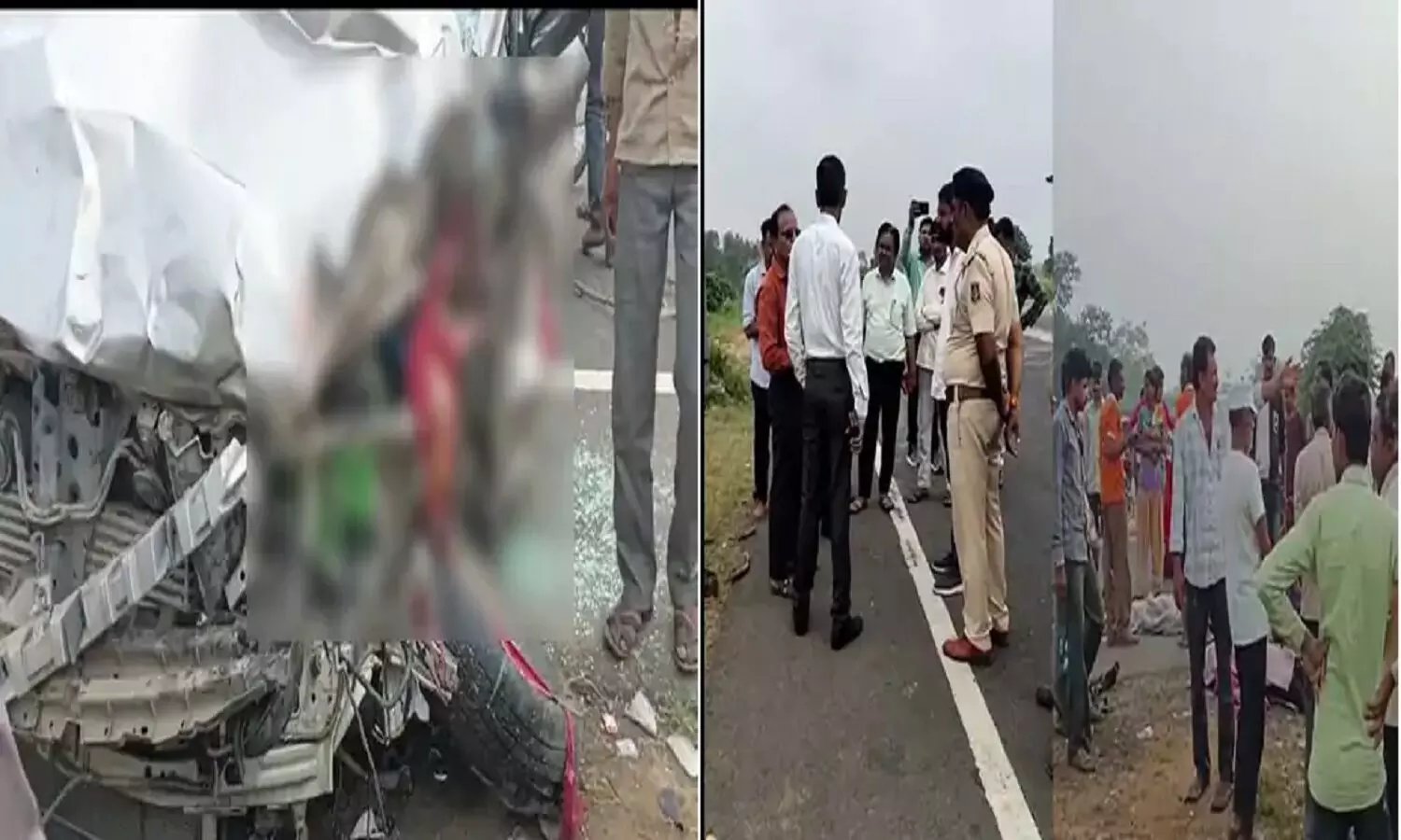 गुजरात के अंबाजी में बड़ा हादसा: 14 श्रद्धालुओं को कार ने रोंदा, 7 की मौत, 6 घायल