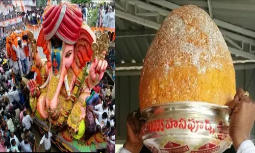 Balapur Golden Laddu: बालापुर में 24.6 लाख में बिका 21 किलों का लड्डू, गोल्डन लड्डू के नाम से है मशहूर