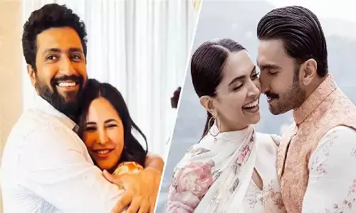 रणवीर सिंह के बिगड़े बोल- कटरीना कैफ को लेकर विक्की कौशल से कहा- ऐसी लड़की से शादी कर ली जो औकात से... रणवीर सिंह के बिगड़े बोल- कटरीना कैफ को लेकर विक्की कौशल से कहा- ऐसी लड़की से शादी कर ली जो औकात से...