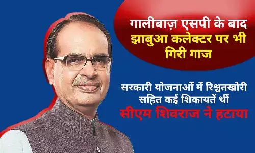 झाबुआ के गालीबाज SP के बाद सीएम शिवराज ने रिश्वतखोरी की शिकायत पर कलेक्टर को भी हटाया, रजनी सिंह नई डीएम