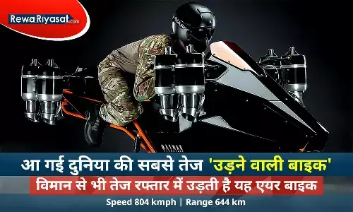 पेश है दुनिया की सबसे तेज उड़ने वाली बाइक, 804 KM की स्पीड, 644 किमी रेंज