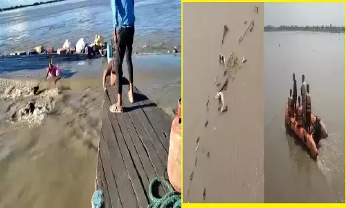 असम में ब्रह्मपुत्र नदी में नाव पलट गई, 30 लोग सवार थे, दर्जनों के मरने की आशंका