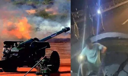 MP News: झांसी के बबीना कैंट फील्ड फायरिंग रेंज में हादसा, गोला फटने से दो सैनिक शहीद, तीन घायल MP News: झांसी के बबीना कैंट फील्ड फायरिंग रेंज में हादसा, गोला फटने से दो सैनिक शहीद, तीन घायल