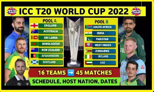 T20 WC Time Table: अब होगी IND Vs PAK की जंग, टी20 वर्ल्ड कप 2022 का पूरा शेड्यूल देखें T20 WC Time Table: अब होगी IND Vs PAK की जंग, टी20 वर्ल्ड कप 2022 का पूरा शेड्यूल देखें