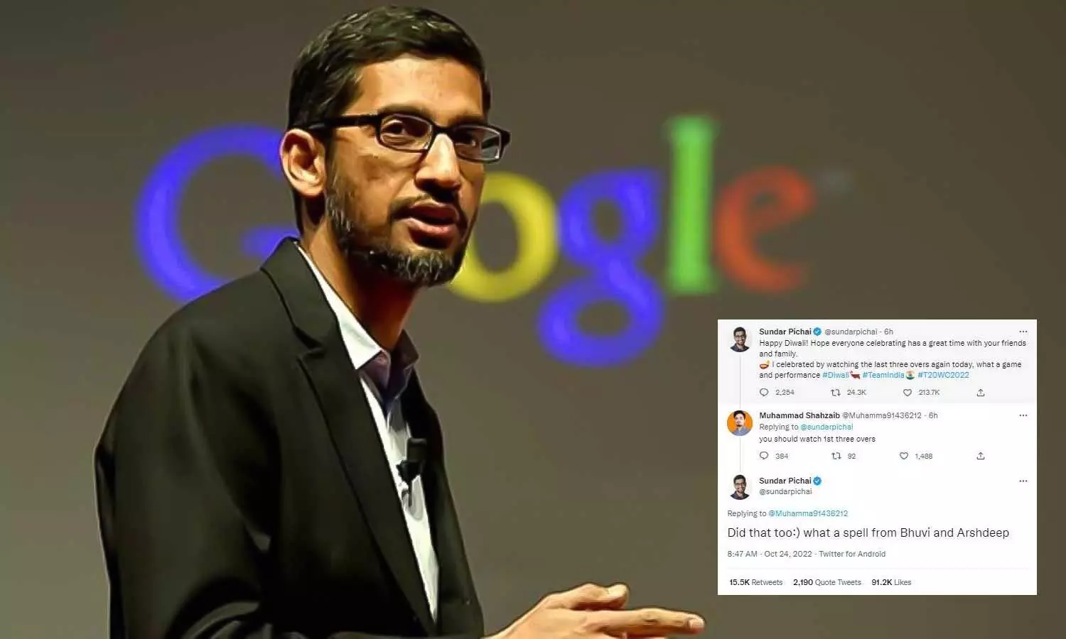 हार के बाद भारत को Troll कर रहा था पाकिस्तानी फैन, Google CEO सुंदर पिचाई ने दिया ऐसा जवाब कि बोलती हुई बंद