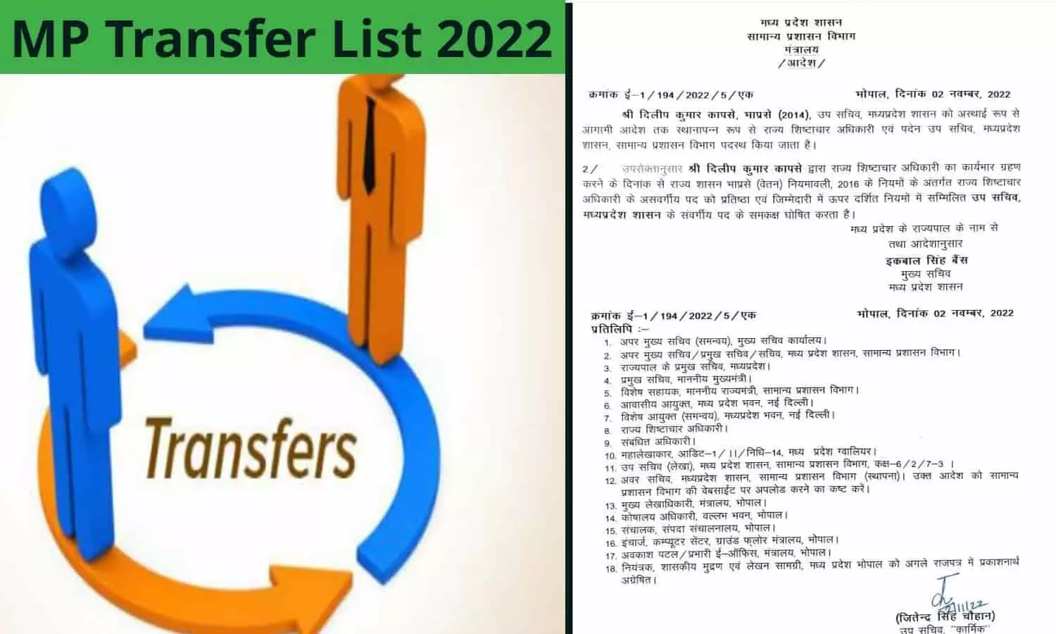 MP Transfer List