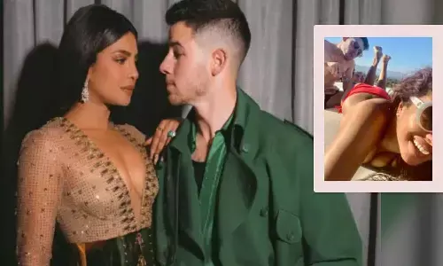 Priyanka Chopra को बिकिनी मे लेटाकर Nick Jones ने की ऐसी हरकत, फोटो वायरल
