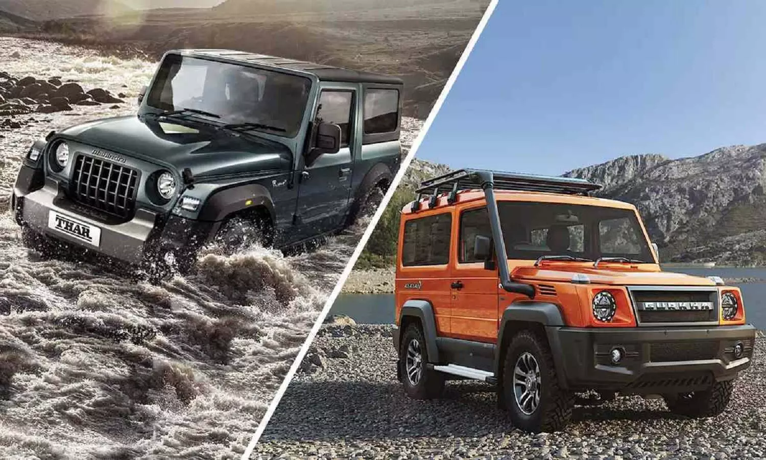 Force Gurkha vs Mahindra Thar Comparison Force Gurkha vs Mahindra Thar Comparison