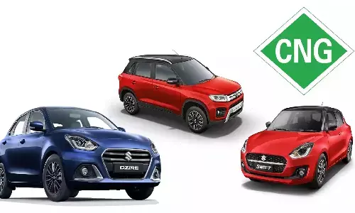 Maruti ने लांच की कम कीमत में तीन CNG कारें, मिलेगा 30 किलोमीटर तक का माइलेज Maruti ने लांच की कम कीमत में तीन CNG कारें, मिलेगा 30 किलोमीटर तक का माइलेज