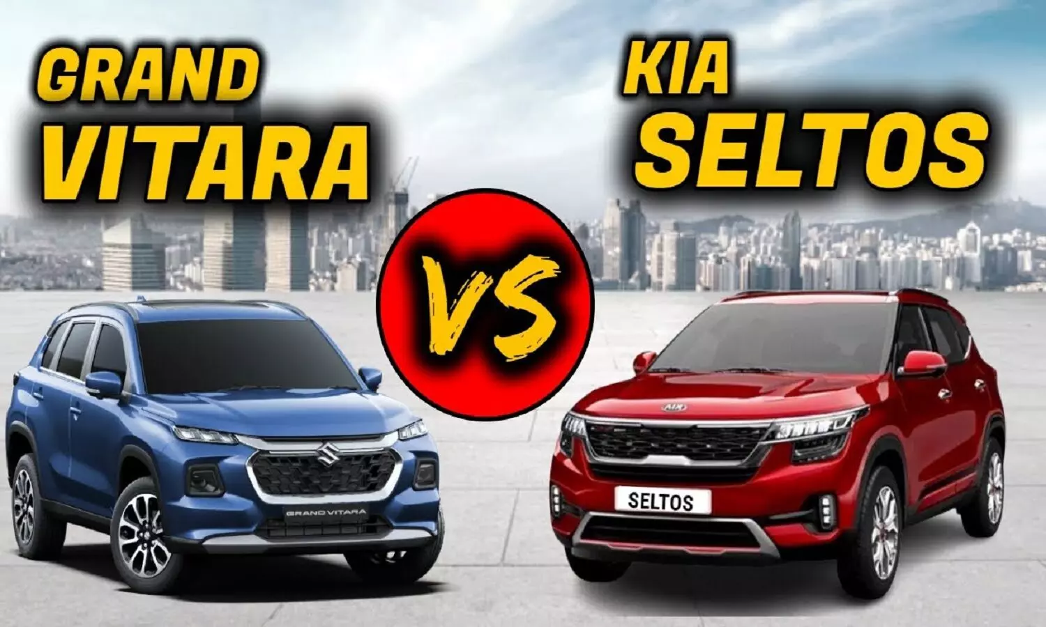 Kia Seltos vs Maruti Grand Vitara : किआ सेल्टोस और ग्रैंड विटारा में कौन है बाप, जानें डिटेल्स में