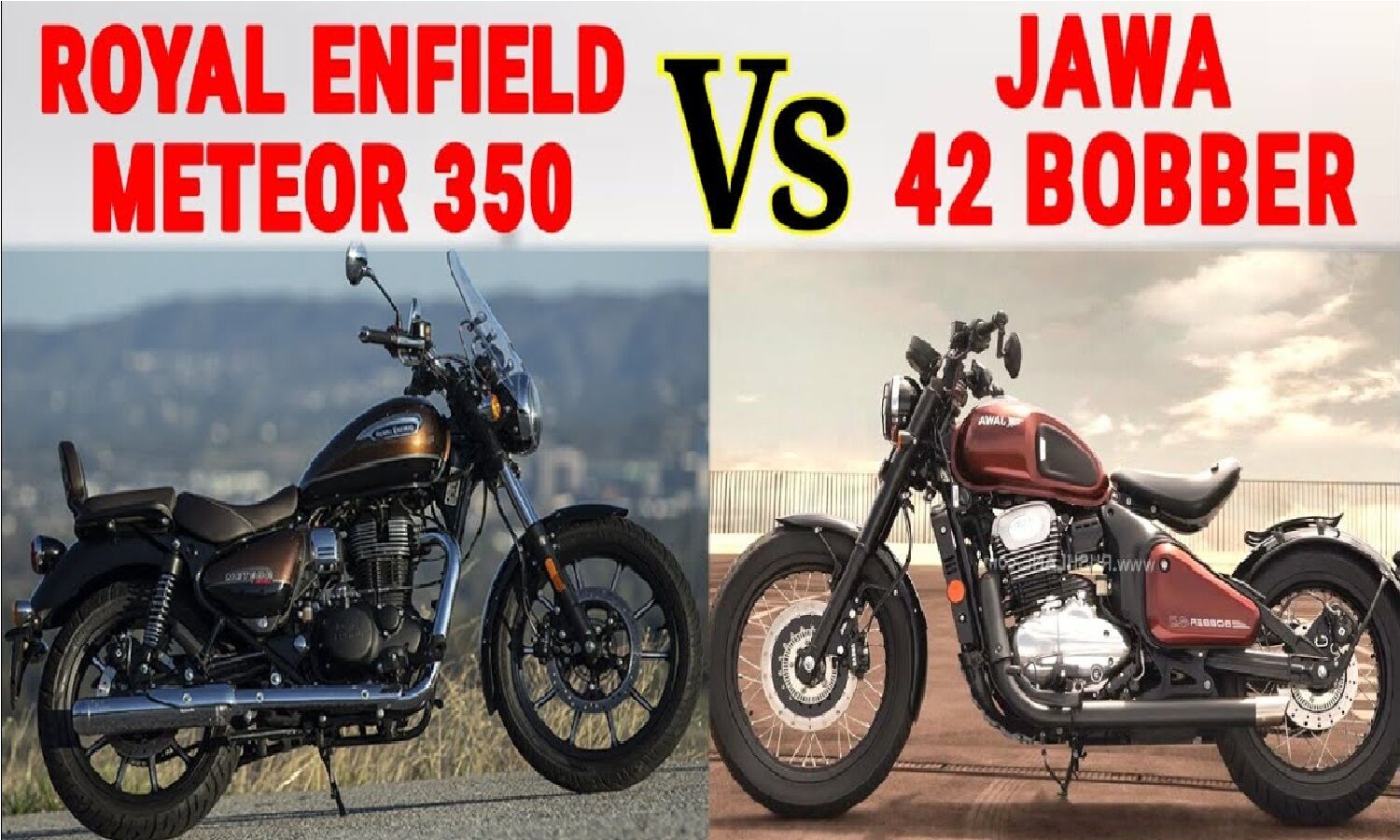 Jawa 42 Bobber Vs Meteor 350 In Hindi कौन सी बाइक है बेस्ट Jawa 42