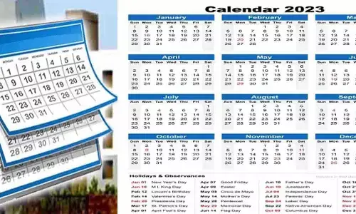 Government Holiday List