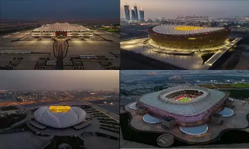 FIFA World Cup 2022 Stadiums: इन 8 खूबसूरत स्टेडियम में होंगे फीफा वर्ल्ड कप 2022 के मुकाबले FIFA World Cup 2022 Stadiums: इन 8 खूबसूरत स्टेडियम में होंगे फीफा वर्ल्ड कप 2022 के मुकाबले