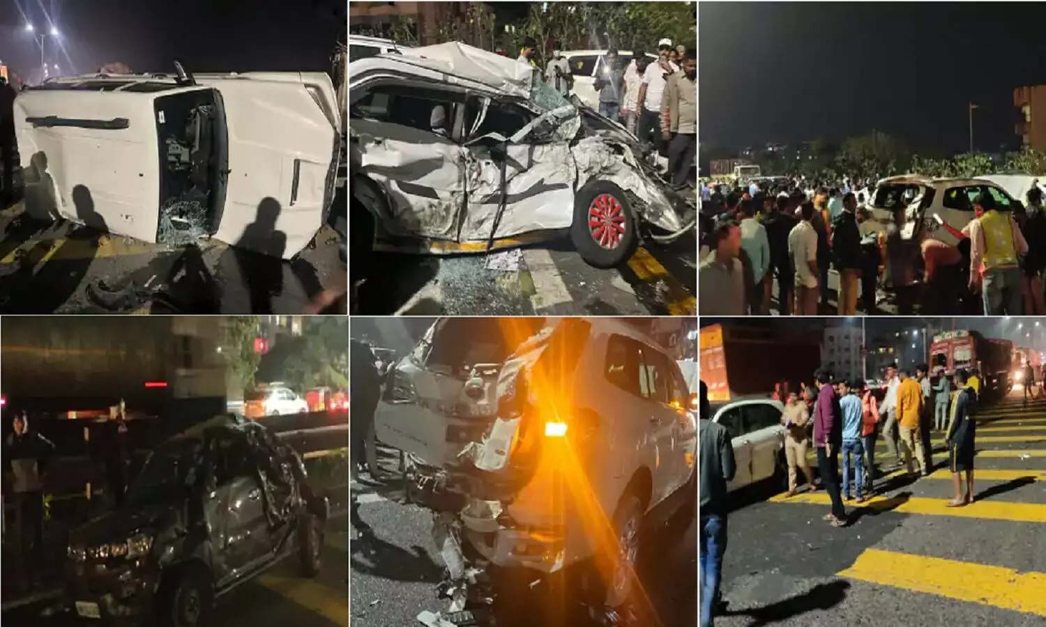 पुणे बेंगलुरु हाइवे में भीषण हादसा: ट्रक कंटेनर ने 48 गाड़ियों को टक्कर मारी, 50 से ज़्यादा लोग घायल