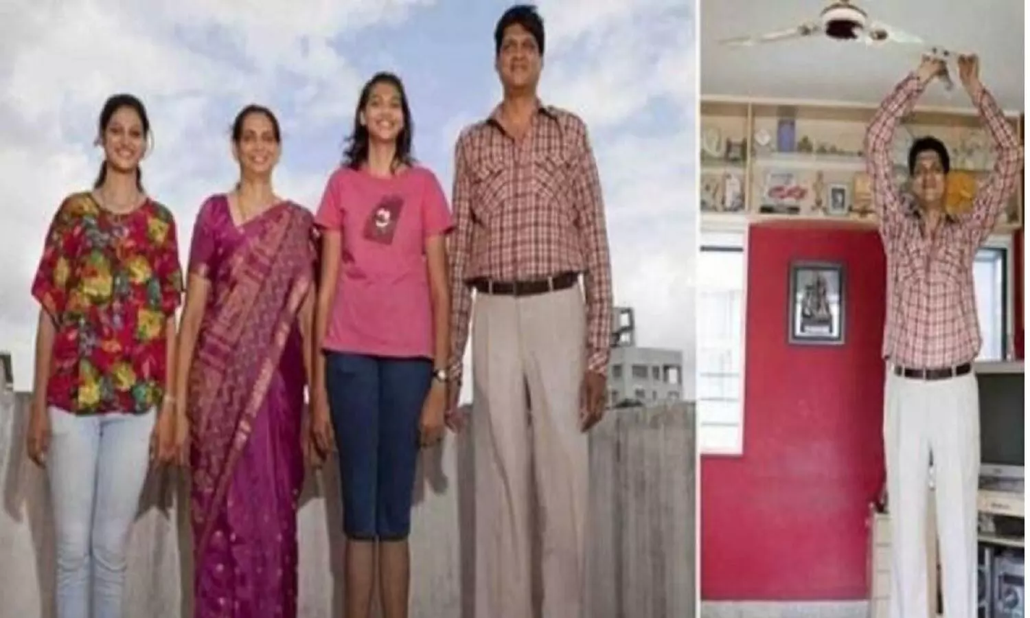 भारत का सबसे लंबा परिवार, जिन्हे मिला है लंबा होने का रिकॉर्ड