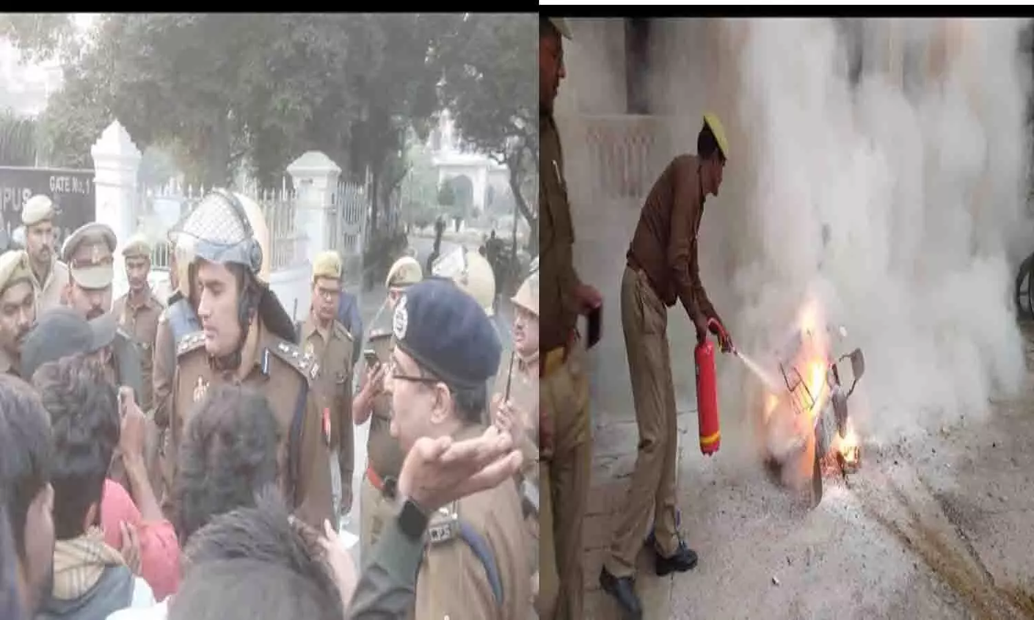 Allahabad University: यूपी के इलाहाबाद यूनिवर्सिटी मे बवाल, पत्थरबाजी, आगजनी के साथ फायरिंग की घटना, भारी पुलिस बल तैनात