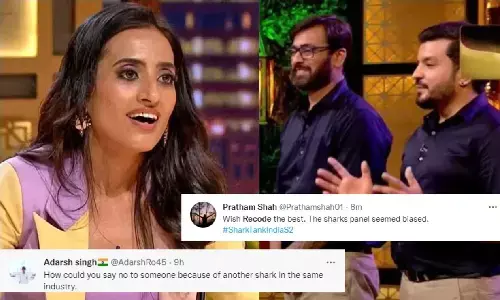 Shark Tank India 2 के पहले कंटेस्टेंट के साथ जो हुआ वो देखकर दर्शक भड़क गए Shark Tank India 2 के पहले कंटेस्टेंट के साथ जो हुआ वो देखकर दर्शक भड़क गए