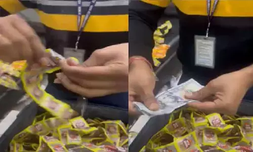 गुटखा पाउच के अंदर 32 लाख रुपए छिपाकर बैंकॉक जा रहा था शख्स, कोलकाता कस्टम वालों ने पकड़ लिया