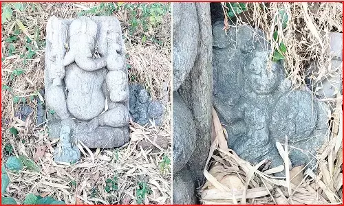 एमपी बालाघाट के गोंगलई में खेत में बिखरी पड़ी हैं दसवीं शताब्दी की प्रतिमाएं व अवशेष एमपी बालाघाट के गोंगलई में खेत में बिखरी पड़ी हैं दसवीं शताब्दी की प्रतिमाएं व अवशेष