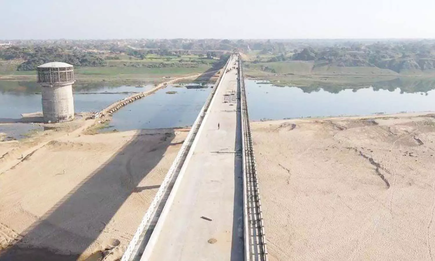 एमपी मुरैना के चंबल नदी में अटार घाट पर पुल बनकर तैयार, जयपुर की घट जाएगी 146 किलोमीटर की दूरी