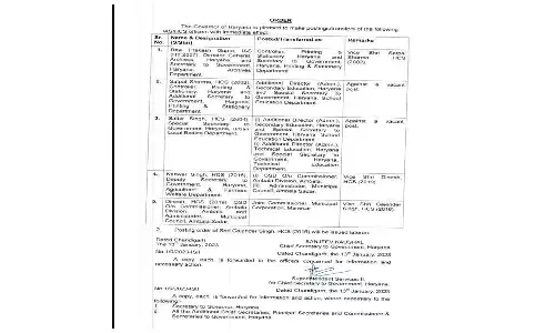 IAS HCS Transfer 2023: सरकार का बड़ा प्रशासनिक फेरबदल, कई आईएएस और एचसीएस अधिकारियों के हुए तबादले, देखे List