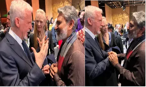 SS Rajamouli से मिले Avatar के निर्देशक James Cameron ने कहा मैंने RRR दो बार देखी मगर....