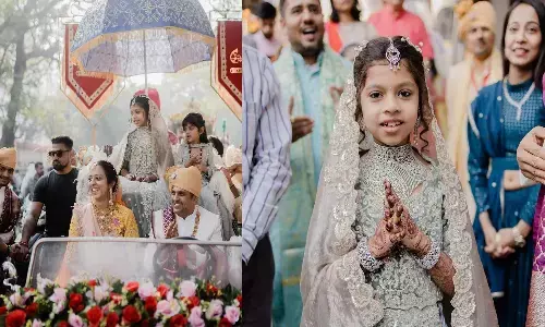 सूरत के हीरा व्यापारी की 9 साल की बेटी सन्यासी बन गई! 5 भाषाएं जानती है, कभी टीवी नहीं देखा