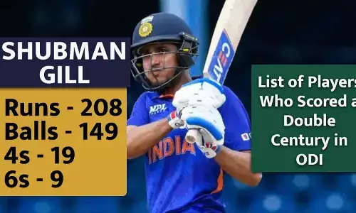 न्यूजीलैंड के खिलाफ Shubman Gill का दोहरा शतक: Double Century लगाने वाले दुनिया के 8वें और भारत के 5वे खिलाड़ी बनें शुभमन गिल, देखें दोहरा शतक लगाने वाले प्लेयर्स की लिस्ट...