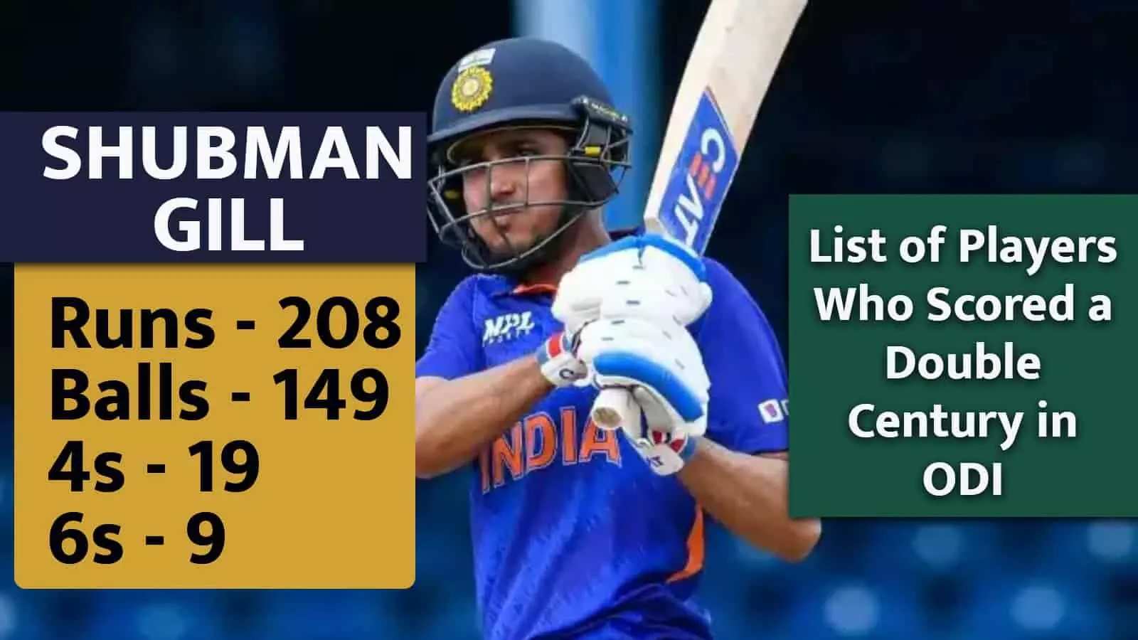 न्यूजीलैंड के खिलाफ Shubman Gill का दोहरा शतक: Double Century लगाने वाले दुनिया के 8वें और भारत के 5वे खिलाड़ी बनें शुभमन गिल, देखें दोहरा शतक लगाने वाले प्लेयर्स की लिस्ट...