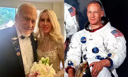 चांद पर दूसरा कदम रखने वाले 93 साल के बज़ एल्ड्रिन ने चौथी शादी कर ली चांद पर दूसरा कदम रखने वाले 93 साल के बज़ एल्ड्रिन ने चौथी शादी कर ली