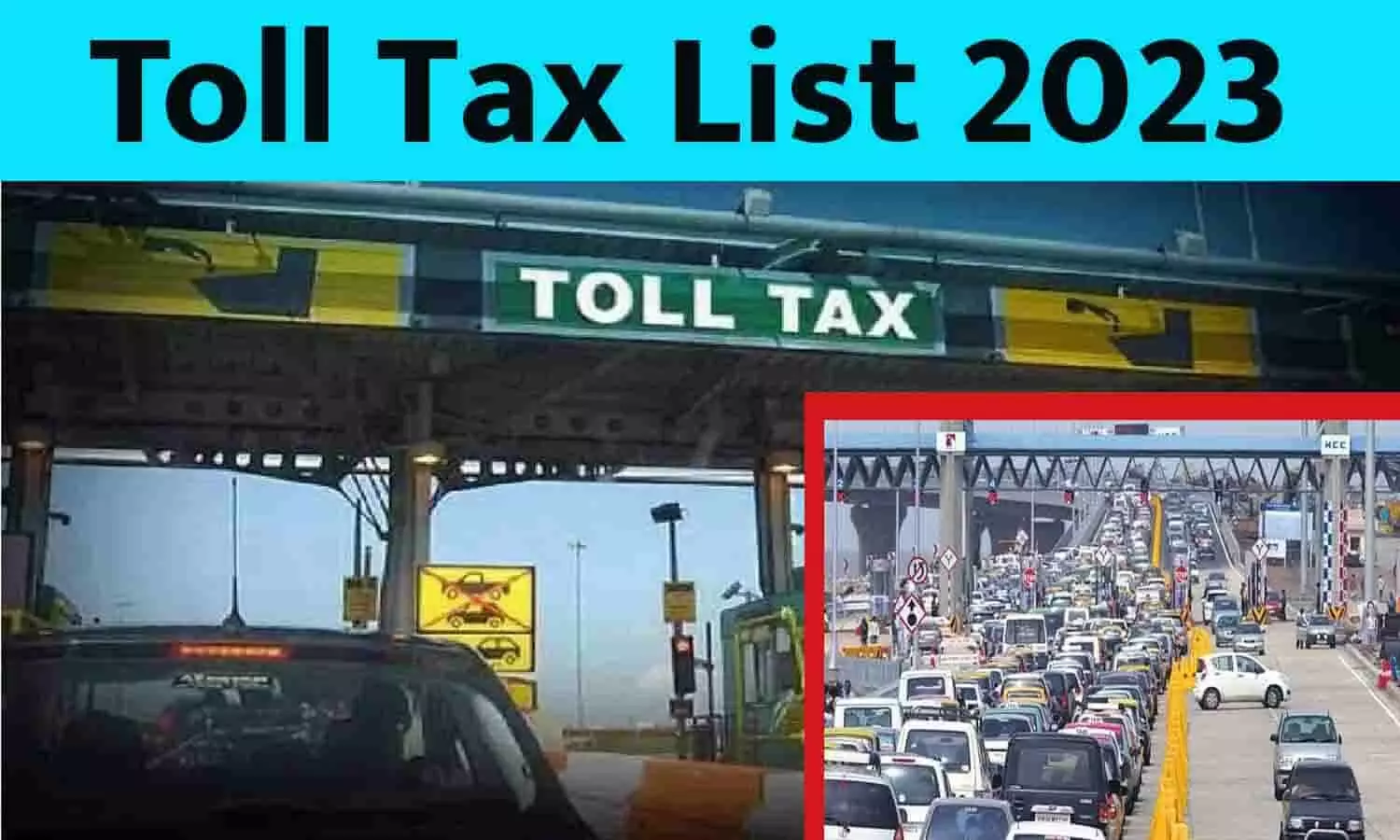 Toll Tax Rate List