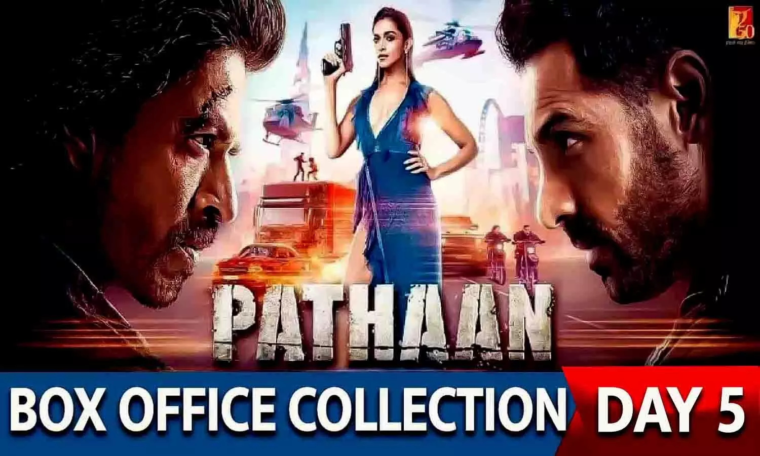 Pathaan Box Office Collection Day 5: बॉक्स ऑफिस में पठान की सुनामी, जानिए पांचवे दिन कितनी हुई शाहरुख खान के फिल्म की कमाई