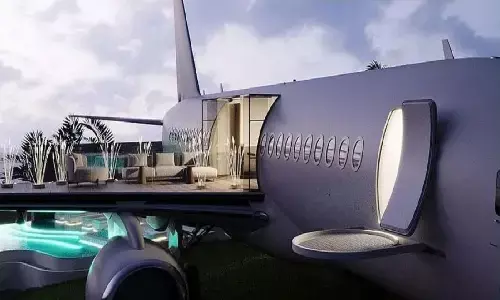 कबाड़ हवाई जहाज से बना दिया  लग्जरी होटल! एक रात का किराया 6 लाख रुपए